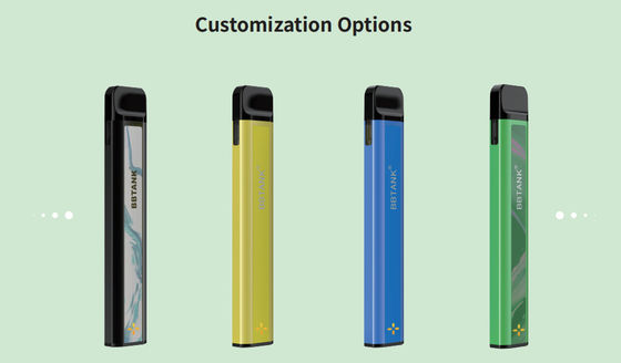 No Spitting D8 Smoke Pod Kit ، 1.0 مل مبخر قرنة يمكن التخلص منها