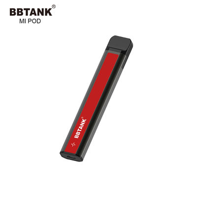 2021 يمكن التخلص منها CBD / THC Vape Pod BBTANK Mi POD ملون شعار مخصص وتغليف خراطيش قابلة للاستبدال لفائف سيراميك