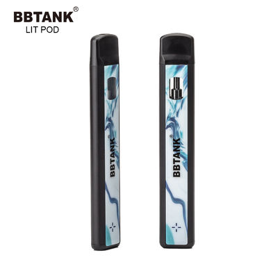 Delta 8 CBD THC سميك زيت سيراميك 1.0 مل خزان قابل للشحن جهاز VAPE القابل للتصرف