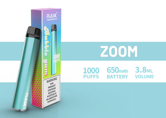 ZOOM يمكن التخلص منها Vapepen vapenation 1000puffs 650Mah Cotton Organic