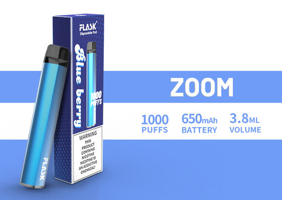 ZOOM يمكن التخلص منها Vapepen vapenation 1000puffs 650Mah Cotton Organic