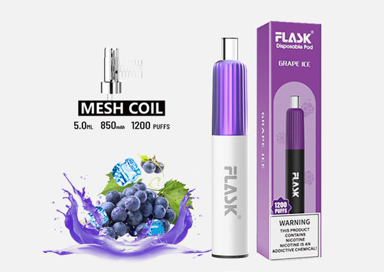 3.7 فولت 2 نكهة يمكن التخلص منها Vape 850mAh E Cig Starter Kits 2 ٪ ملح النيكوتين