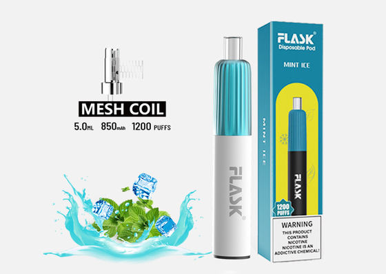 3.7 فولت 2 نكهة يمكن التخلص منها Vape 850mAh E Cig Starter Kits 2 ٪ ملح النيكوتين