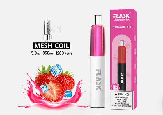5.0ml 1200 نفخة مبخر السجائر الإلكترونية المتاح