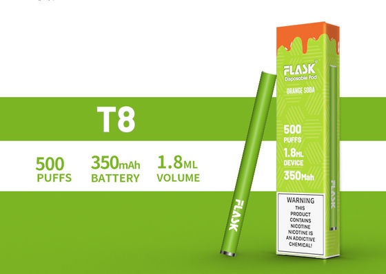 الجملة 500puffs 12 نكهات كافيين / طاقة Vape Stick Nicsalt سيجارة إلكترونية يمكن التخلص منها