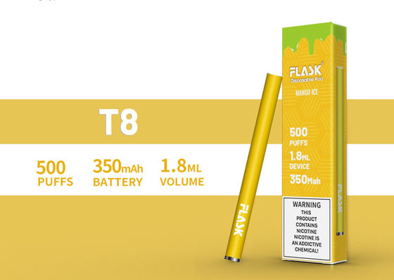الجملة 500puffs 12 نكهات كافيين / طاقة Vape Stick Nicsalt سيجارة إلكترونية يمكن التخلص منها