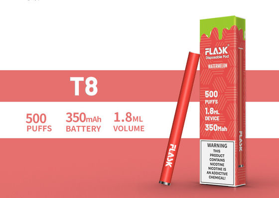 الجملة 500puffs 12 نكهات كافيين / طاقة Vape Stick Nicsalt سيجارة إلكترونية يمكن التخلص منها