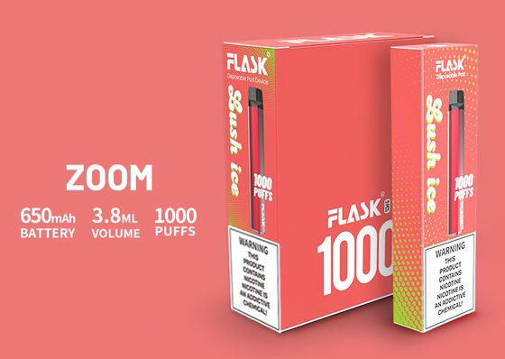 3.8 مل بخار السجائر الإلكترونية ، مجموعات بدء تشغيل 1000puffs Vape