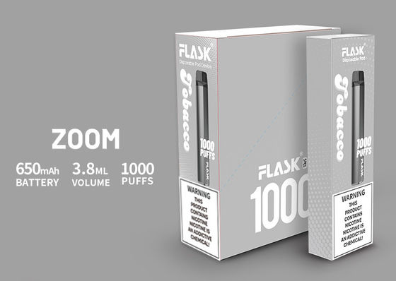 3.8 مل بخار السجائر الإلكترونية ، مجموعات بدء تشغيل 1000puffs Vape