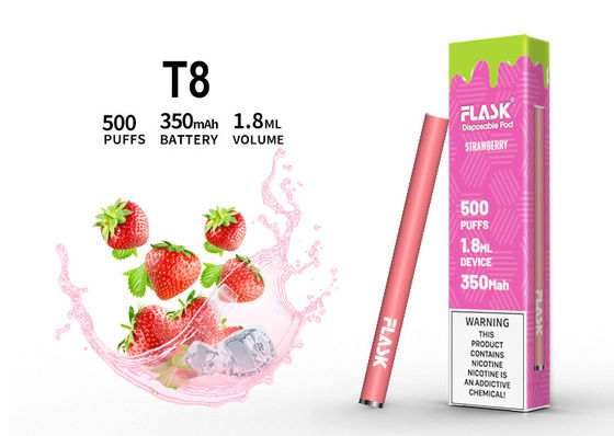 FCC 1.8ml جهاز Vape Pod للاستعمال مرة واحدة ، 1.5oHM قلم VAPE الإلكتروني