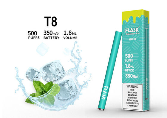 FCC 1.8ml جهاز Vape Pod للاستعمال مرة واحدة ، 1.5oHM قلم VAPE الإلكتروني