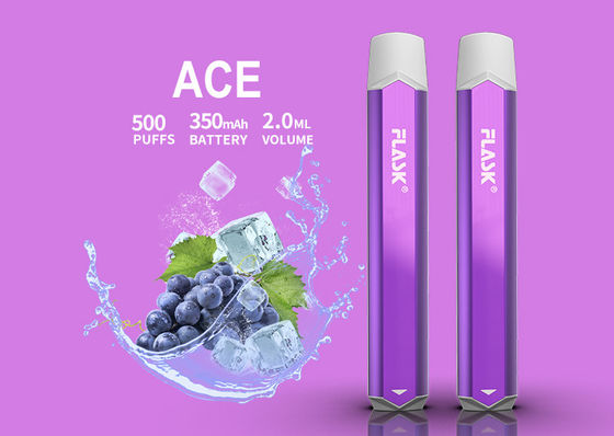 500puffs 350mAH E Cigarette Vaporizer Smok Nic Salt Device Aluminuim سبيكة
