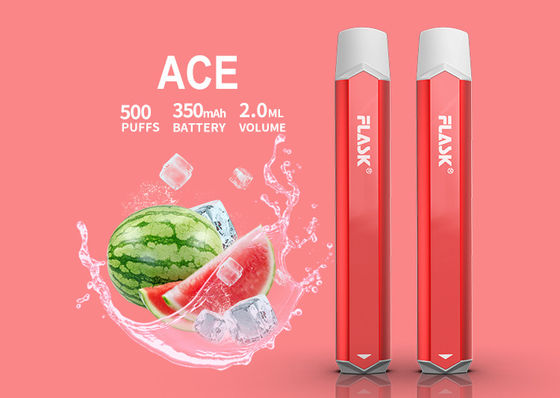 500puffs 350mAH E Cigarette Vaporizer Smok Nic Salt Device Aluminuim سبيكة