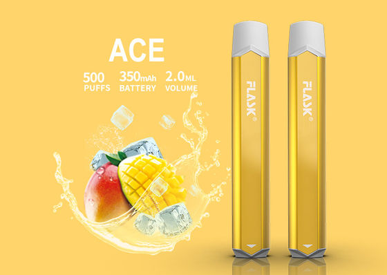 500puffs 350mAH E Cigarette Vaporizer Smok Nic Salt Device Aluminuim سبيكة