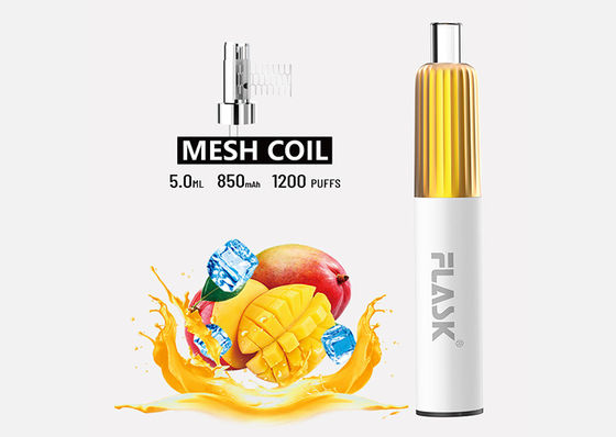 3.7V 5ml يمكن التخلص منها جراب المرذاذ E سيج مجموعات كاتب مع شبكة لفائف