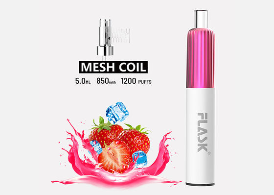 5.0ml Smok Nic Salt Device ، 1200 نفخة E السيجارة الإلكترونية السائلة