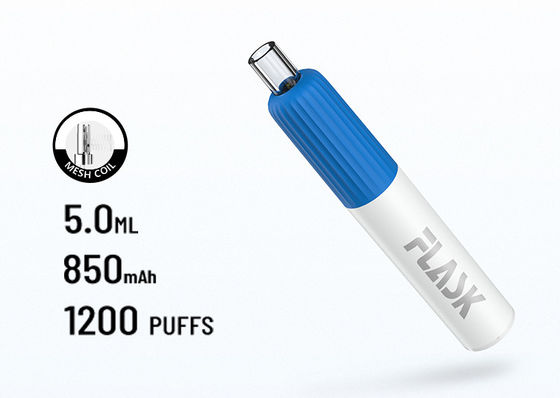 5g قلم مبخر بنكهة ، OEM المحمولة قرنة VAPE غير قابلة لإعادة الشحن