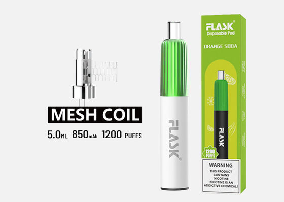 ODM 5ml نكهة مزدوجة يمكن التخلص منها Vape Pod ROHS شهادة