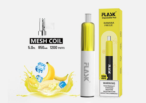 ODM 5ml نكهة مزدوجة يمكن التخلص منها Vape Pod ROHS شهادة