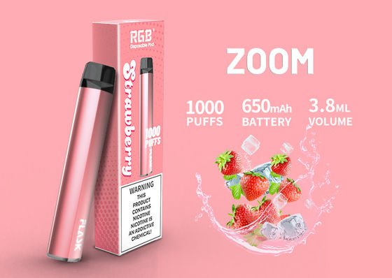خرطوشة زيت سيراميك 1000puffs ، 3.8 مل خرطوشة VAPE CBD بنكهة 650 مللي أمبير في الساعة