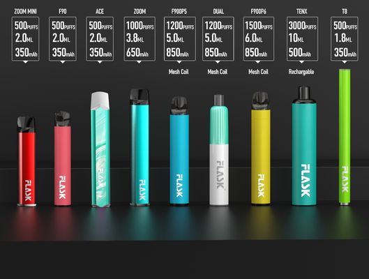 850mah يمكن التخلص منها E Cig بدون نيكوتين ، سيجارة صحية إلكترونية IOS9001
