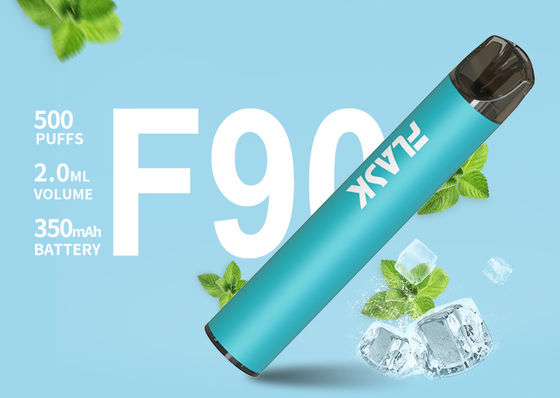 304SS جهاز Vape Pod للاستعمال مرة واحدة 350 مللي أمبير قلم مبخر بنكهة