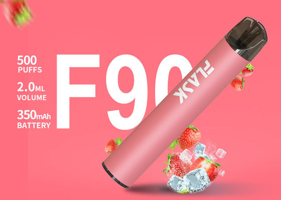 CE 350mah جهاز VAPE القابل للتصرف ، 500 سجائر إلكترونية سائلة