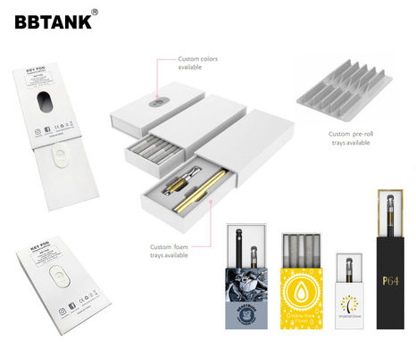 OEM مخصص CMYK Vape Pen Packaging Box الطفل مقاومة EVA Foam بالداخل