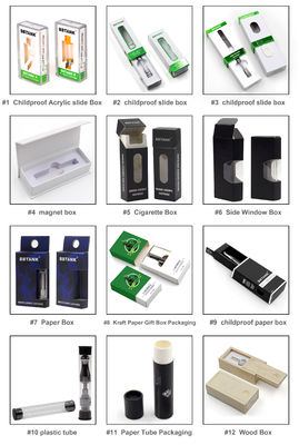 OEM مخصص CMYK Vape Pen Packaging Box الطفل مقاومة EVA Foam بالداخل