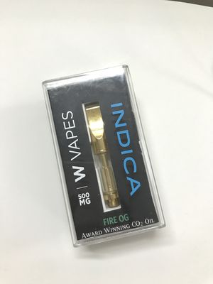 صندوق تغليف قلم VAPE بالورنيش ، عبوة خرطوشة زيت THC قابلة للطي