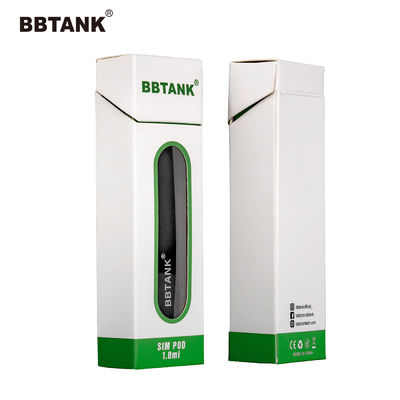 Eco Paper Cardboard CBD Vape Pen Boxes نقش الطباعة