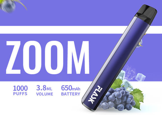 3.8g قلم VAPE يمكن التخلص منه ، قلم تبخير التدخين CE مع 50mg Nicosalt