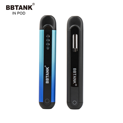 BBTANK 2 مللي قلم زيت سميك يمكن التخلص منه جهاز lil vape pod قابل لإعادة الشحن في POD شعار مخصص Delta 8 زيت جراب Vape Pen CBD