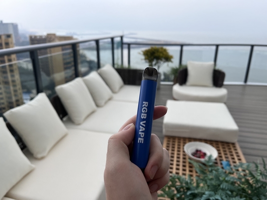 RGB Mesh Coil 6ml جهاز Vape Pod للاستعمال مرة واحدة 850mah صحي E Cig