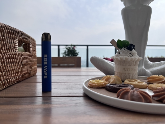RGB Mesh Coil 6ml جهاز Vape Pod للاستعمال مرة واحدة 850mah صحي E Cig