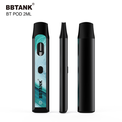 BBtank للاستعمال مرة واحدة Vape Pod 2.0ml مع زر للقنب السميك النفط دلتا 8 HHC