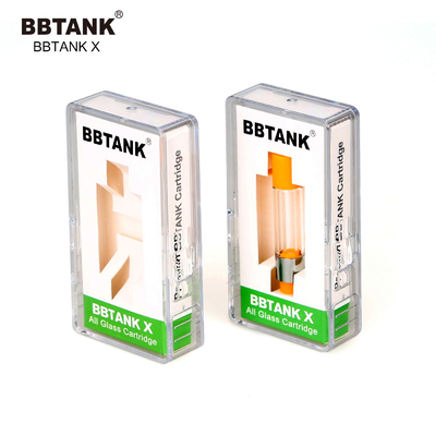 BBTANK Factory بالجملة خرطوشة زجاجية كاملة أصلية 0.5 مل 1.0 2.0 جرام ، 510 خيط ، تناسب زيت لزوجة واسع النطاق