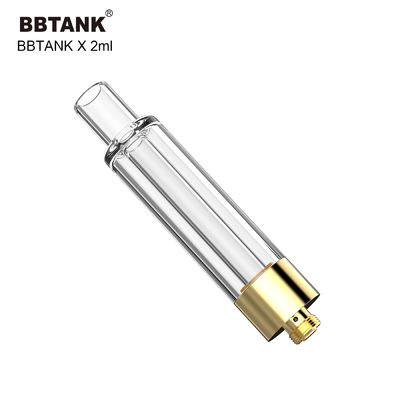 BBtank 2.0ml كل خرطوشة زجاجية 510 خيط البخاخة لزيت القنب السميك