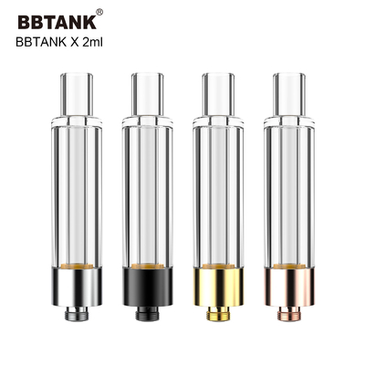 BBtank 2.0ml كل خرطوشة زجاجية 510 خيط البخاخة لزيت القنب السميك
