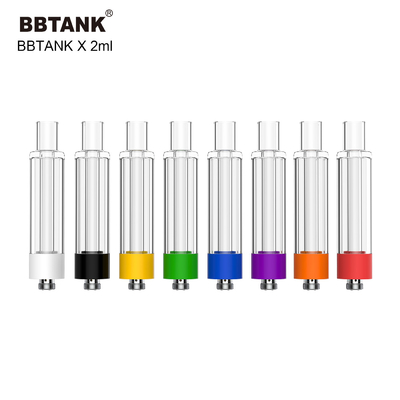 BBtank 2.0ml كل خرطوشة زجاجية 510 خيط البخاخة لزيت القنب السميك
