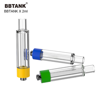 BBtank 2.0ml كل خرطوشة زجاجية 510 خيط البخاخة لزيت القنب السميك