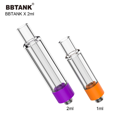 BBtank 2.0ml كل خرطوشة زجاجية 510 خيط البخاخة لزيت القنب السميك
