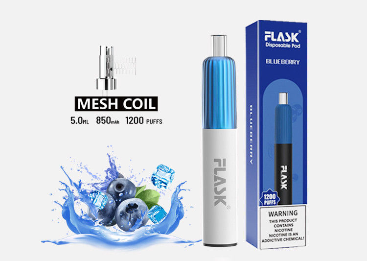 3.7 فولت 2 نكهة يمكن التخلص منها Vape 850mAh E Cig Starter Kits 2 ٪ ملح النيكوتين