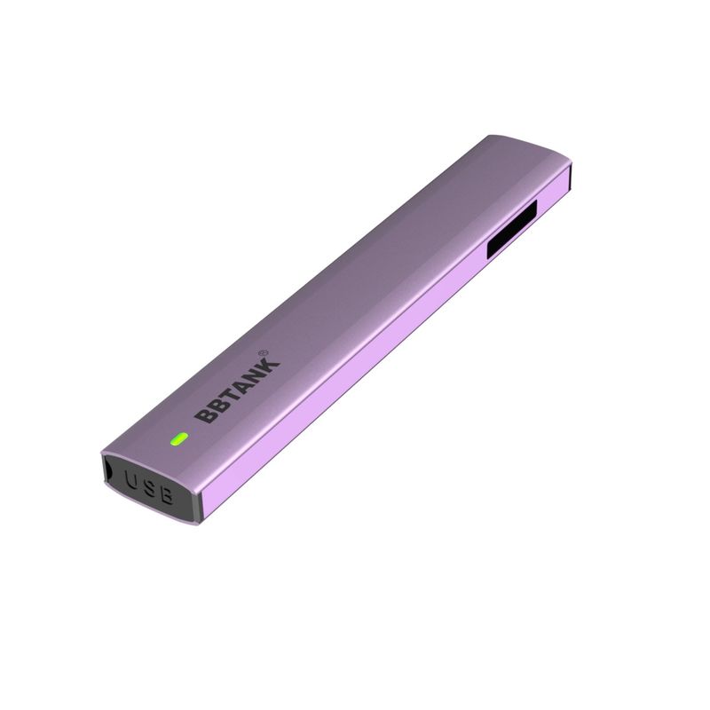شقة 1 مللي THC جهاز VAPE القابل للتصرف VAPE شهادة CK مع قلب السيراميك