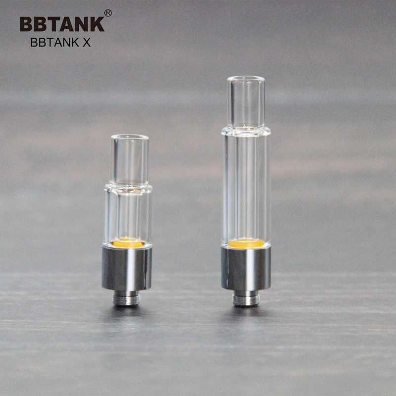 BBTANK Factory بالجملة خرطوشة زجاجية كاملة أصلية 0.5 مل 1.0 2.0 جرام ، 510 خيط ، تناسب زيت لزوجة واسع النطاق
